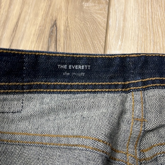 AG Adriano Goldschmied The Everett Slim Straight Jeans Men’s 33x30 Dark Denim - Picture 4 of 7
